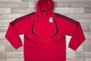 Vintage 2009 Adidas Liverpool Rain Jacket Mens Large