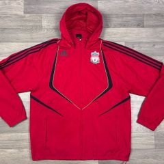 Vintage 2009 Adidas Liverpool Rain Jacket Mens Large