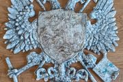 Vintage Cast Aluminum Family Crest/Herald