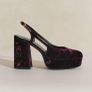 ME+EM crashed velvet platform heels size 39 Image 2