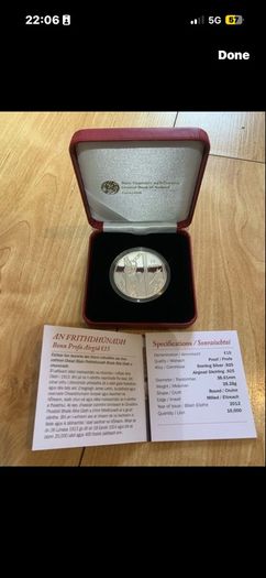 Silver Bullion Ounce Silver James Larkin Never Opened Bank Of Ireland Coin Sikver Coin Collectible