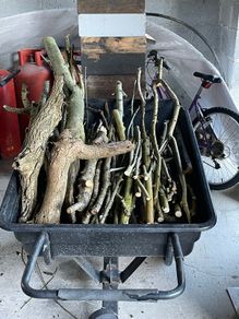 Fire Pit/burning Wood Various Size Cuts