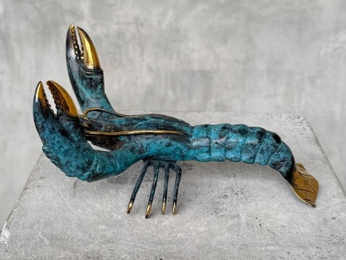 Hand Crafted Lobster (23cm) - Patinated Bronze