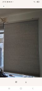 Cordless Grey Blackout Cellular Blinds