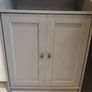 IKEA HAUGA grey high cabinet Image 3