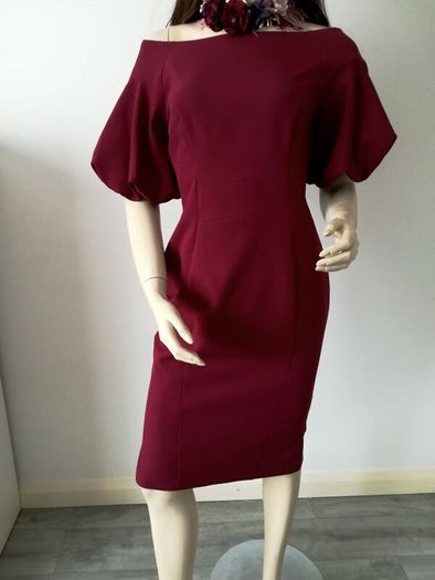 Dark red/burgundy Coast dress, size 12