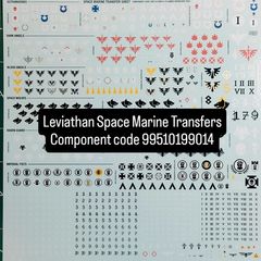 Warhammer 40k Space Marine Transfers