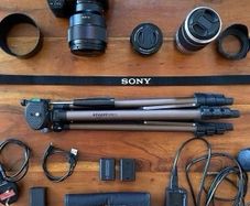 SONY Alpha A6100 Digital Mirrorless Camera with 3 lenses