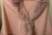New Fake Fur Knitted Cape