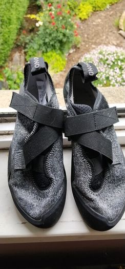 climbing shoes UK 5 and UK 7.