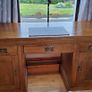 On Hold - Oak Desk Image 4