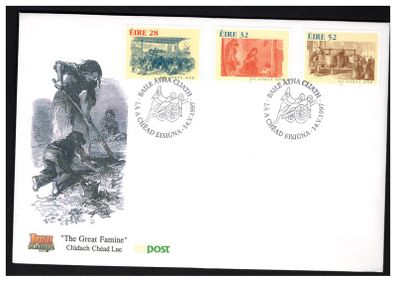 1997 Ireland 150th Anniversary of the Great Famine Commemorative Stamps An Post First Day Cover (FDC)