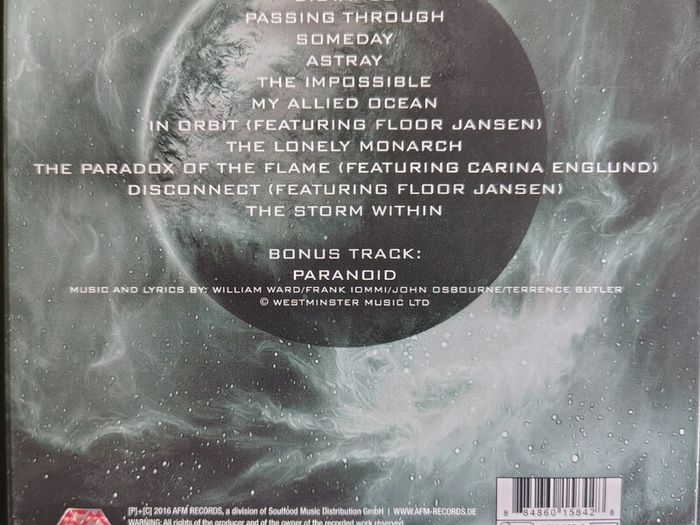 Evergrey - The Storm Within CD (206) Limited Edition Digipak Progressive Metal EX+