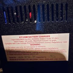 12V charger for camper caravan motorhome leisure battery
