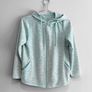 Pre Owned Dunnes Stores Mint Green Space-Dye Zip-Up Hoodie Jacket Image 2