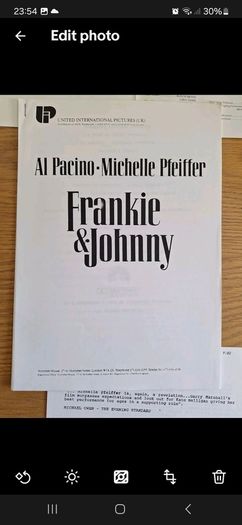 Frankie and Johnny press kit