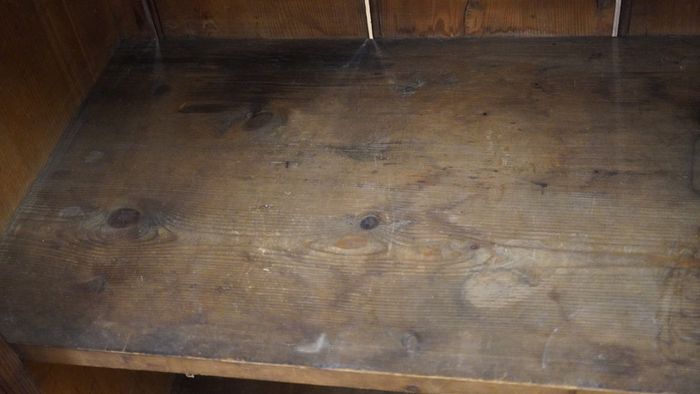 Antique Pine Pantry Cupboard / Food Press