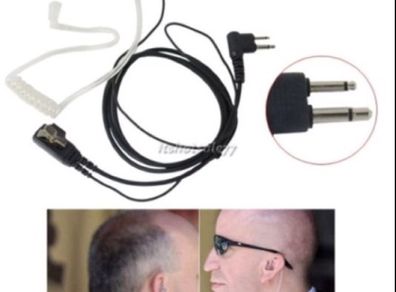 Covert walkie talkie motorola earpiece