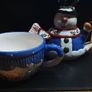 Christmas Snowman Cup Teapot Image 2