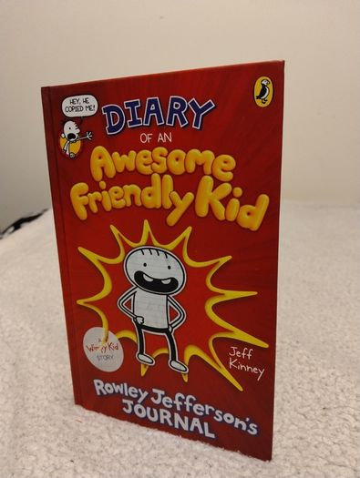 Diary of an awesome friendly kid by Jeff Kinney HARDBACK