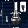 Led Headlight 800w Led H7 6500k 2pcs  12v Image 4