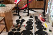Olympic All On 1 Gym Set!!