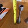 4 napkin holders (new) and 2 used candlesticks Image 2