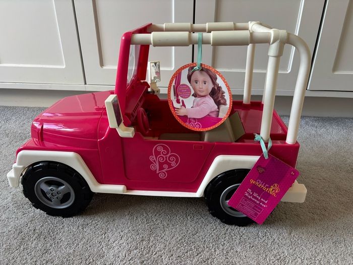 Our generation pink Jeep