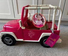 Our generation pink Jeep