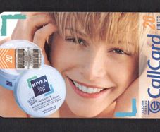 1997 Ireland 20 unit Nivea's Intensive Moisturising Creme (Schlumberger SC7) Call Card Used