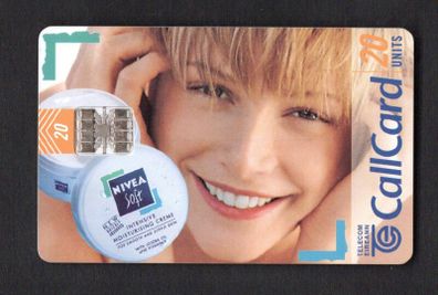 1997 Ireland 20 unit Nivea's Intensive Moisturising Creme (Schlumberger SC7) Call Card Used