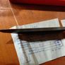 Precision Machinist's Straight Edge 125 mm with double-sided bevel. Image 3