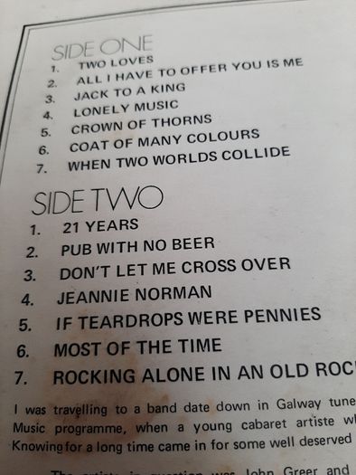 vinyl vintage John Greer Two Loves