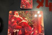 Santa placemats and coasters