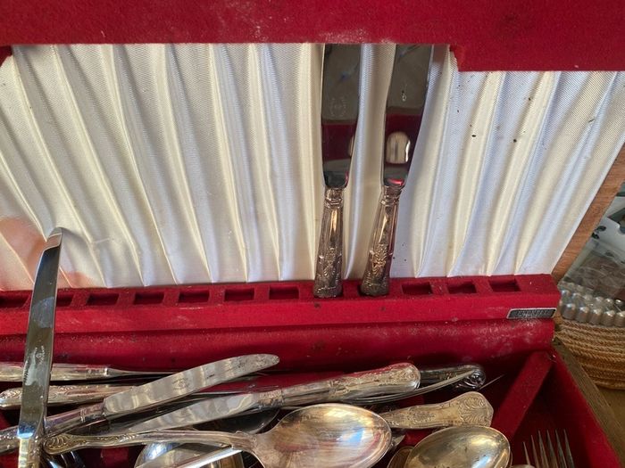 Vintage Silver-Plated Cutlery Lot for Upcycling