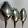 3 solid silver tea spoons Image 5