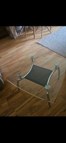 glass coffee table & TV stand