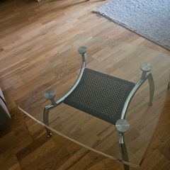 glass coffee table & TV stand