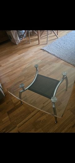 glass coffee table & TV stand