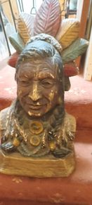 Red Indian Bust