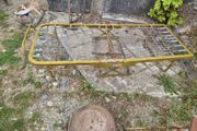 Vintage Retro Metal Folding Camp Bed
