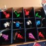 Retro Vintage Style Christmas Baubles one Box of x12 Glass Ornaments Image 2