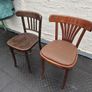 2 Vintage Bistro  cafe chairs Image 5