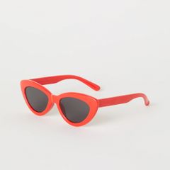 Retro Cat Eye Sunglasses  Red Frame