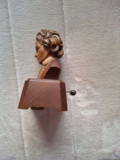 Vintage Reuge Beethoven Wooden Music Box Working