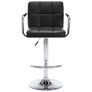 Bar Stools 2 pcs Black Faux Leather Image 9