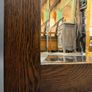 Early 20th Century Antique Belgian Oak Mirror Image 4