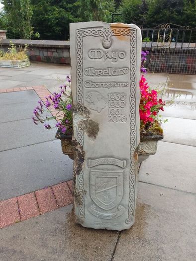 Mayo All-Ireland carved stone