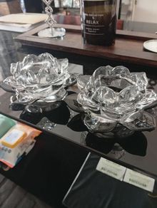Two new bridge candle holders