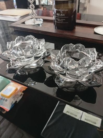 Two new bridge candle holders